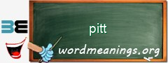 WordMeaning blackboard for pitt